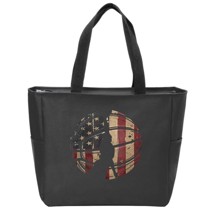 Basketball Apparel Basketball Zip Tote Bag