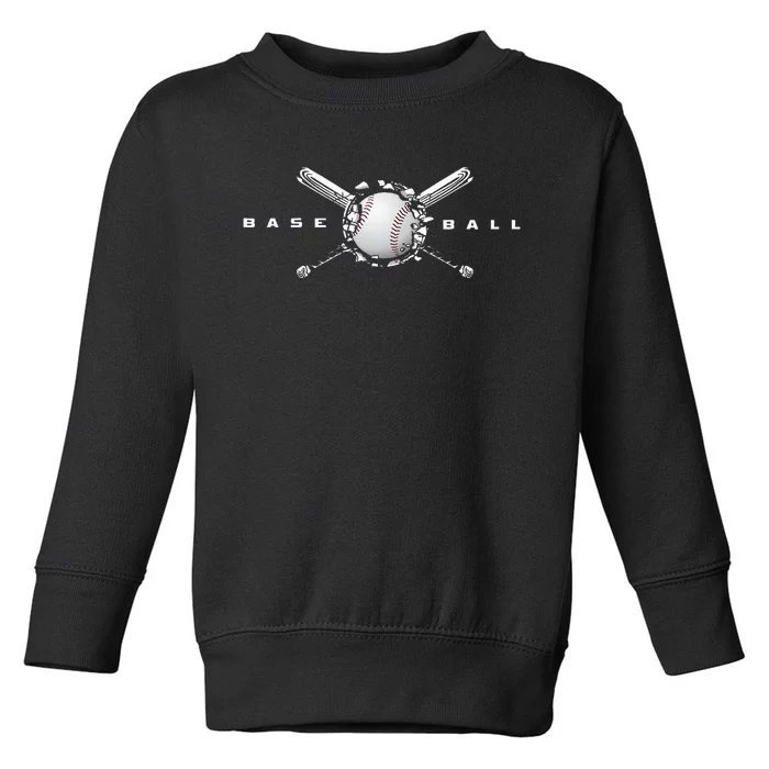 Baseball Apparel Baseball Toddler Sweatshirt