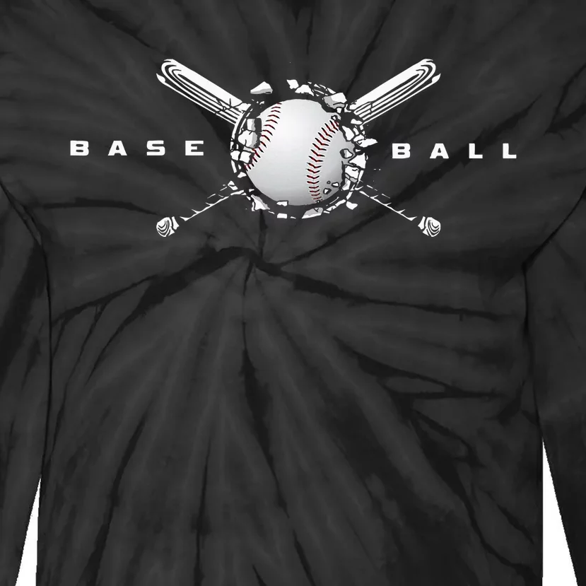 Baseball Apparel Baseball Tie-Dye Long Sleeve Shirt