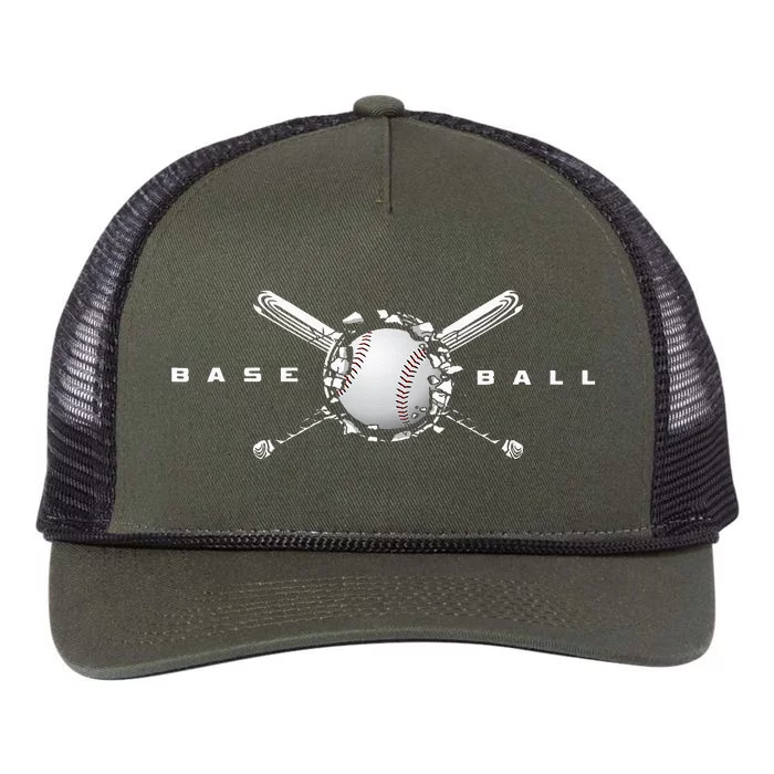 Baseball Apparel Baseball Retro Rope Trucker Hat Cap