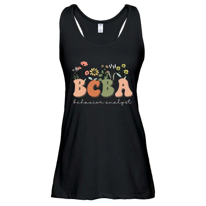 Behavior Analyst BCBA Behavior Therapist ABA Therapist RBT Ladies Essential Flowy Tank