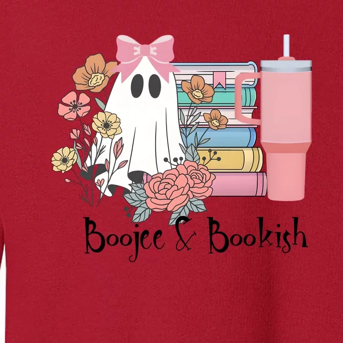 Boojee And Bookish Book Lover Bookworm Toddler Sweatshirt