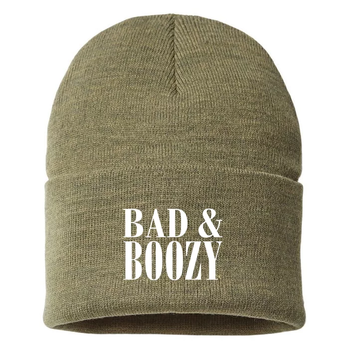 Bad And Boozy Sustainable Knit Beanie