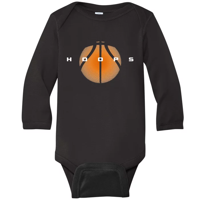 Basketball Apparel Basketball Baby Long Sleeve Bodysuit