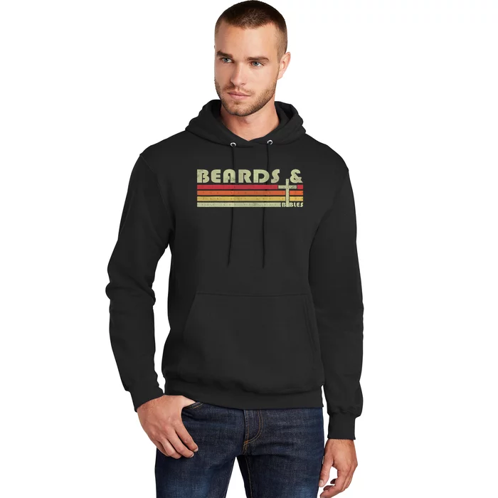 Beards And Bibles Christian Dad Hoodie