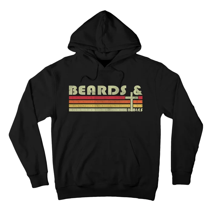 Beards And Bibles Christian Dad Hoodie