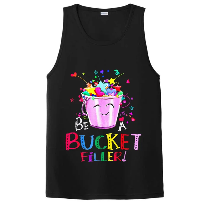 Be A Bucket Filler Funny School Back To School Performance Tank