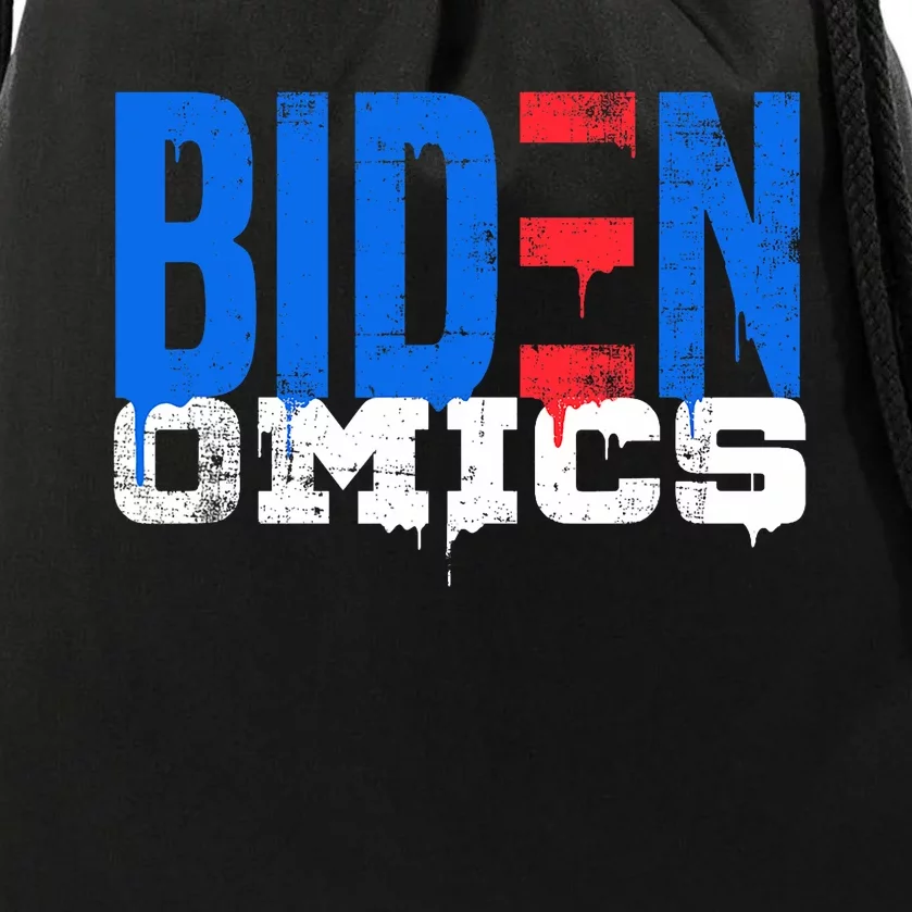 Bidenomics Anti Biden Admin President Joe BidenS Economics Drawstring Bag