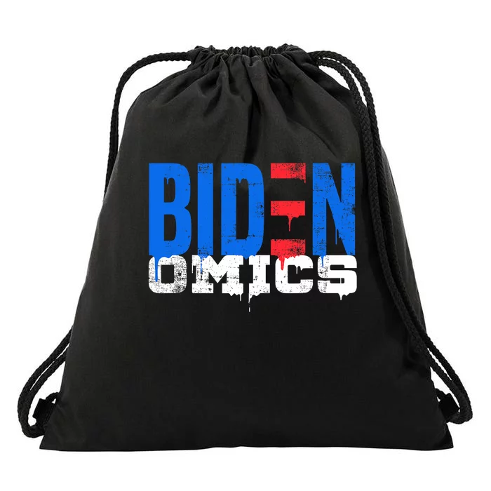 Bidenomics Anti Biden Admin President Joe BidenS Economics Drawstring Bag