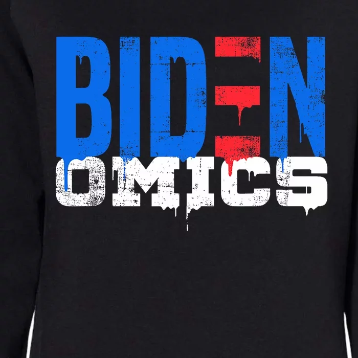 Bidenomics Anti Biden Admin President Joe BidenS Economics Womens California Wash Sweatshirt