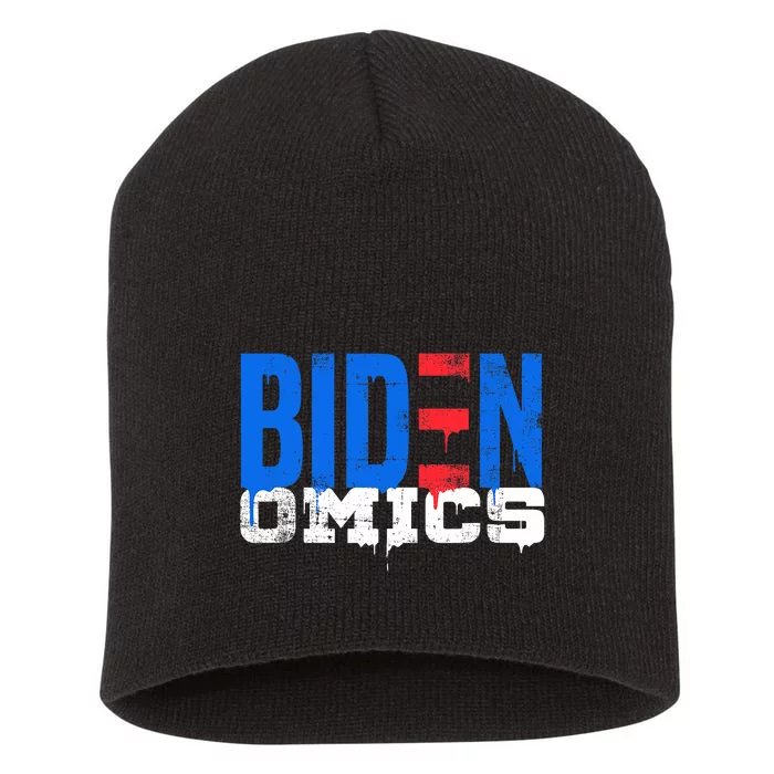 Bidenomics Anti Biden Admin President Joe BidenS Economics Short Acrylic Beanie