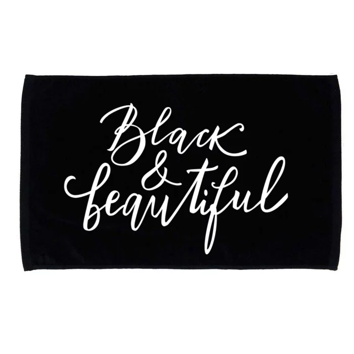 Black And Beautiful Gift Microfiber Hand Towel