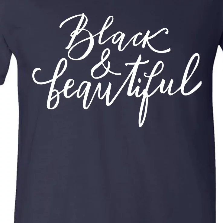 Black And Beautiful Gift V-Neck T-Shirt