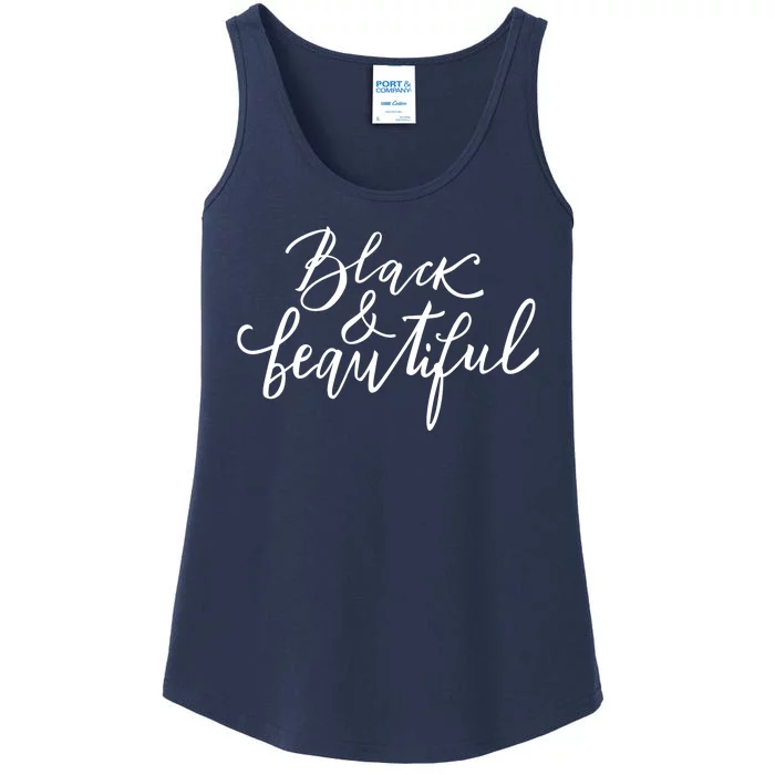 Black And Beautiful Gift Ladies Essential Tank