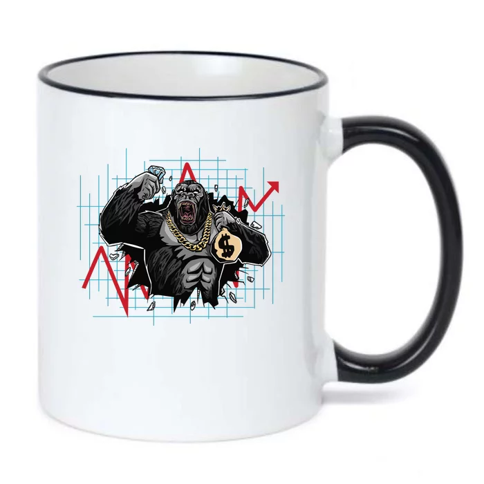 Bitcoin Ape Black Color Changing Mug