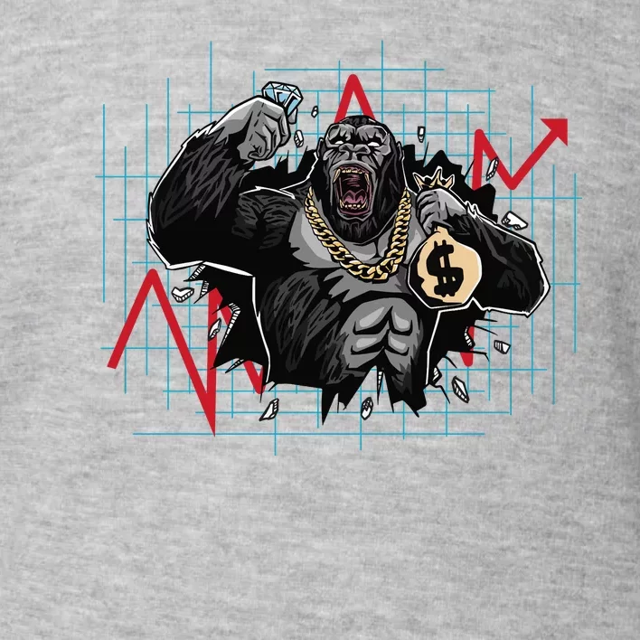 Bitcoin Ape Toddler Sweatshirt