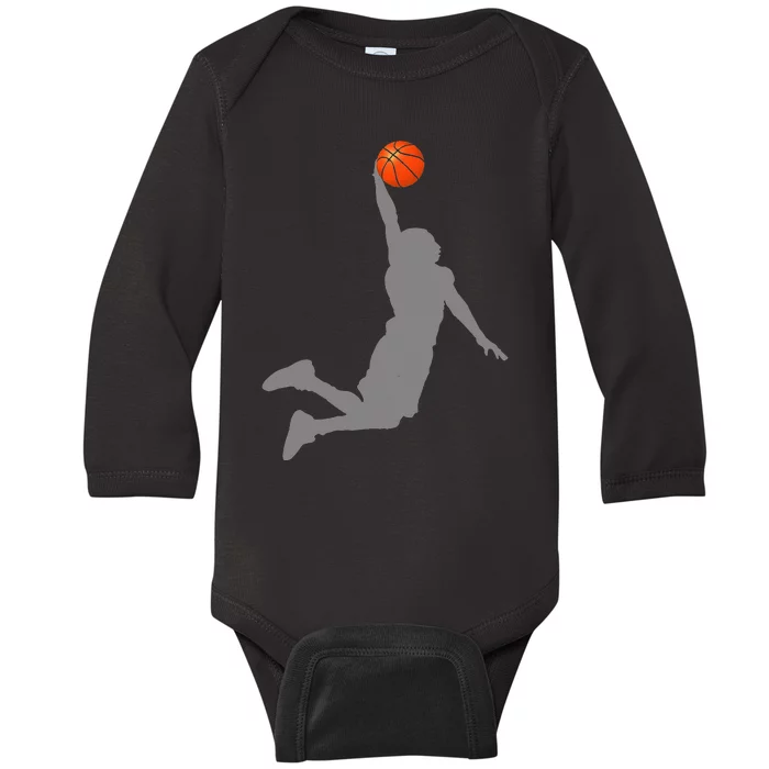 Basketball Apparel Basketball Baby Long Sleeve Bodysuit