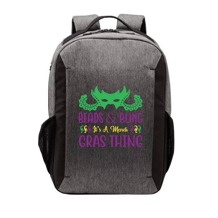 Beads And Bling It's A Mardi Gras Thing Vector Backpack