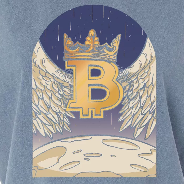 Bitcoin Angel Garment-Dyed Women's Muscle Tee