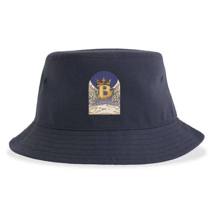 Bitcoin Angel Sustainable Bucket Hat