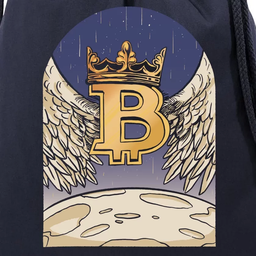 Bitcoin Angel Drawstring Bag