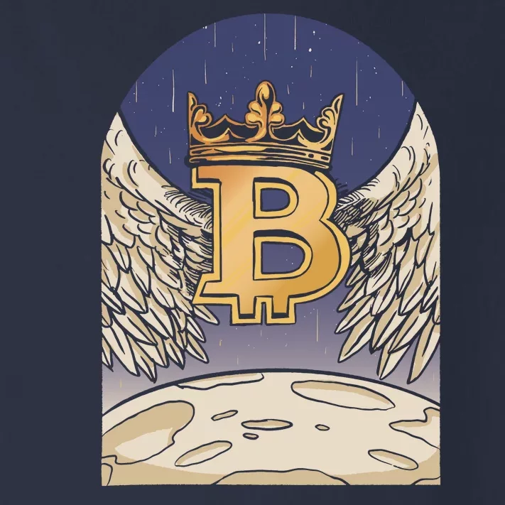 Bitcoin Angel Toddler Long Sleeve Shirt