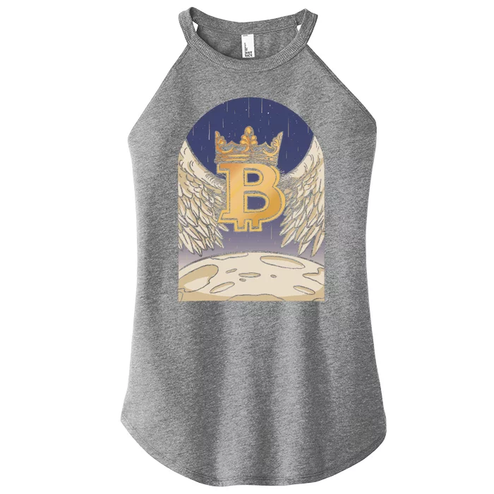 Bitcoin Angel Women’s Perfect Tri Rocker Tank