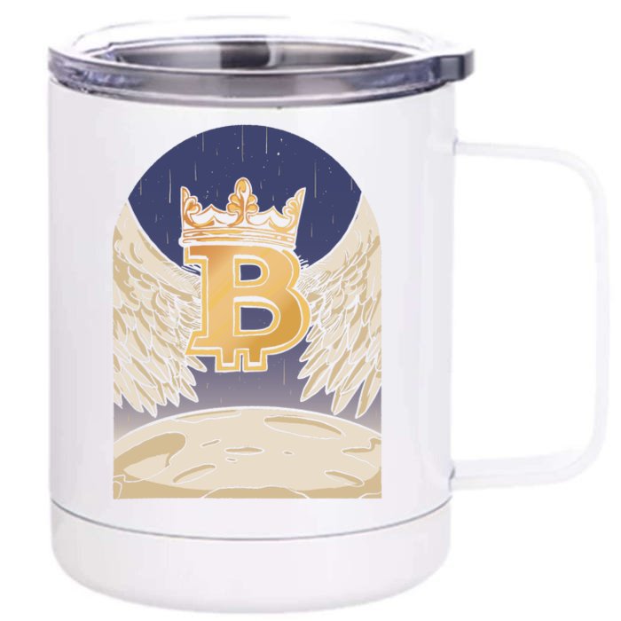 Bitcoin Angel Front & Back 12oz Stainless Steel Tumbler Cup