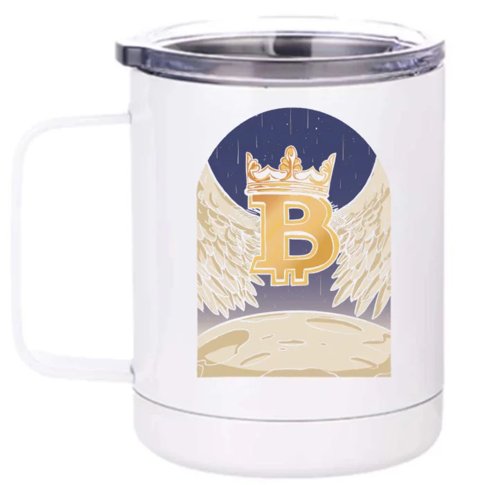 Bitcoin Angel Front & Back 12oz Stainless Steel Tumbler Cup