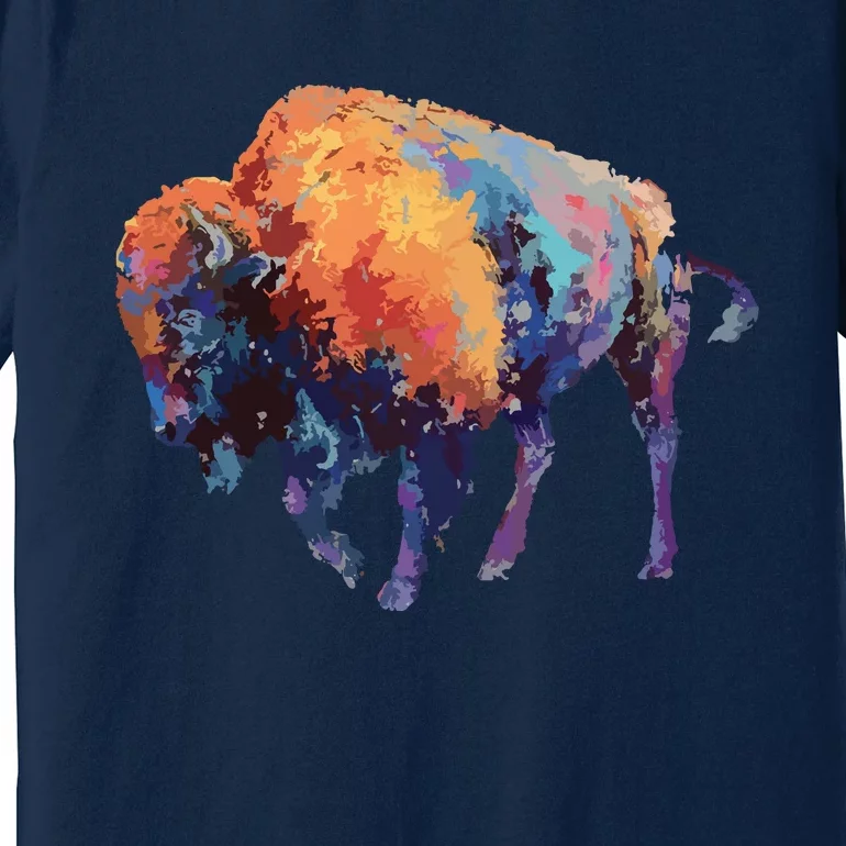 Buffalo American Bison Western Gift Premium T-Shirt