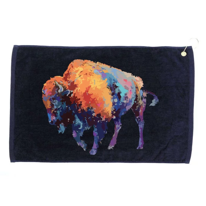 Buffalo American Bison Western Gift Grommeted Golf Towel