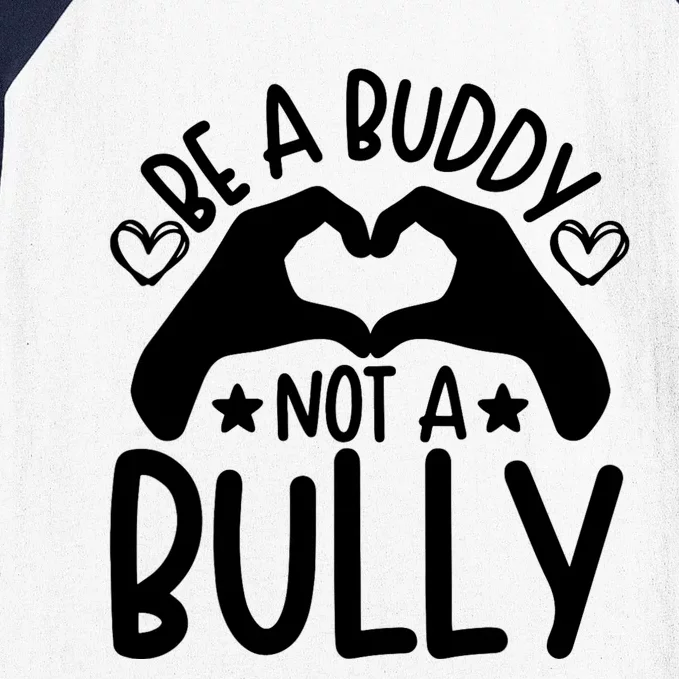 Be A Buddy Not A Bully Unity Day Orange Anti Bullying Baseball Sleeve Shirt