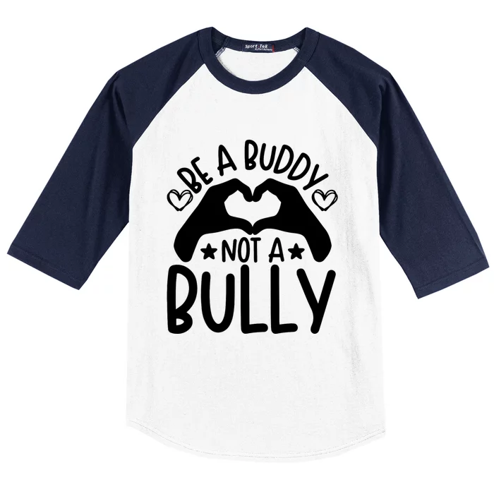 Be A Buddy Not A Bully Unity Day Orange Anti Bullying Baseball Sleeve Shirt