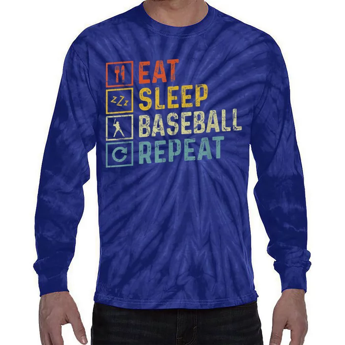 Baseball Apparel Baseball Tie-Dye Long Sleeve Shirt