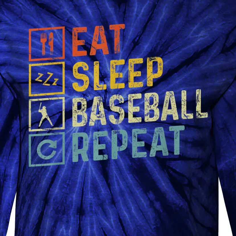 Baseball Apparel Baseball Tie-Dye Long Sleeve Shirt