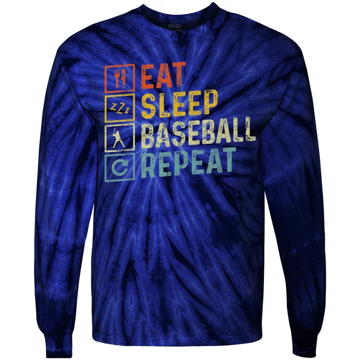 Baseball Apparel Baseball Tie-Dye Long Sleeve Shirt