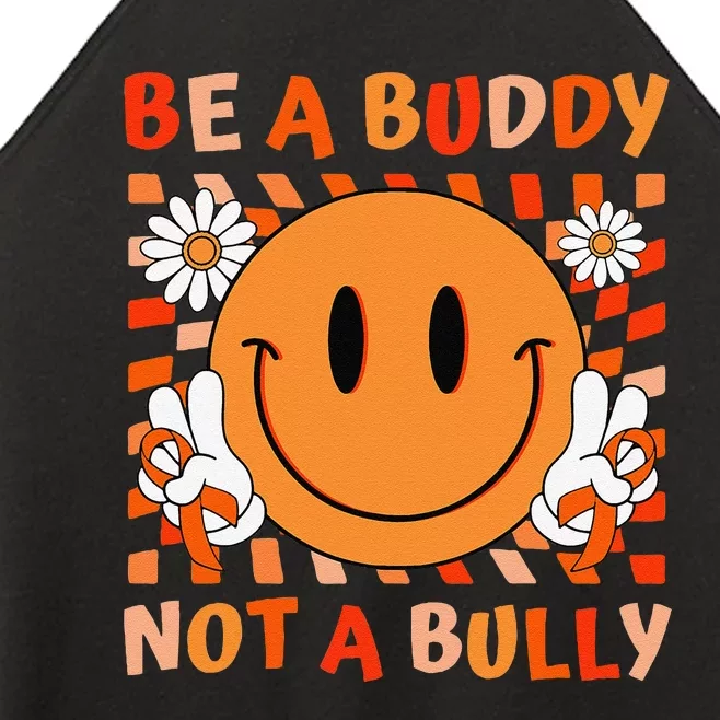 Be A Buddy Not A Bully Unity Day Anti Bullying Orange Face Gift Women’s Perfect Tri Rocker Tank