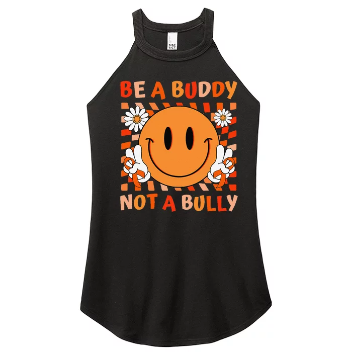 Be A Buddy Not A Bully Unity Day Anti Bullying Orange Face Gift Women’s Perfect Tri Rocker Tank