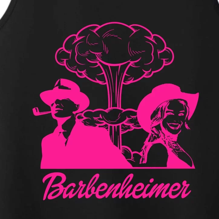 Barbieheimer Active Bar Bie Oppenheimer Funny Movie Bar Bie Performance Tank