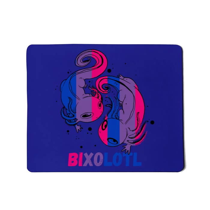 Bisexual Axolotl Bisexuality Lgbtq Bi Pride Bisexual Flag Gift Mousepad