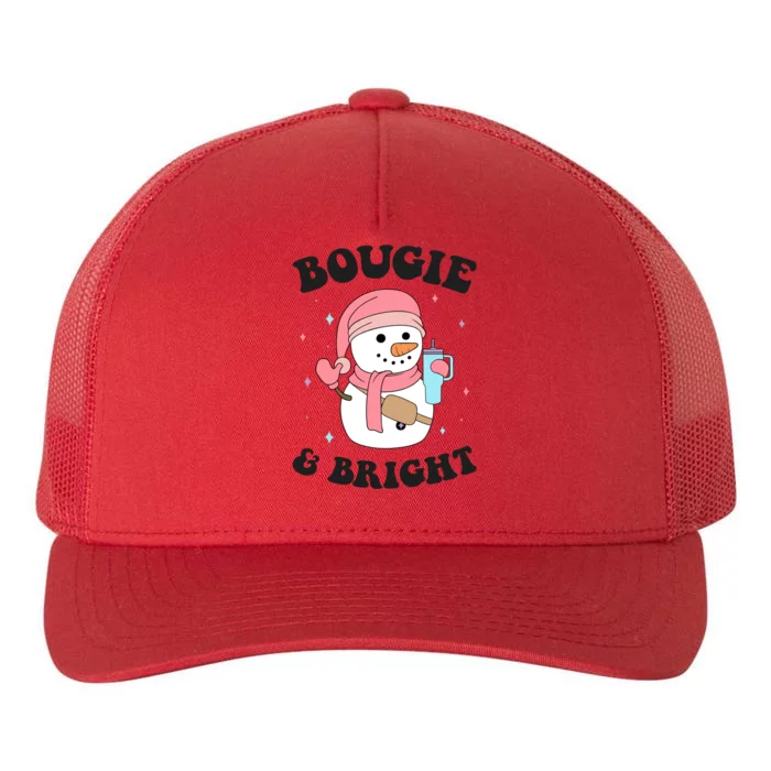 Bougie And Bright Funny Christmas Snow Cute Gift Yupoong Adult 5-Panel Trucker Hat