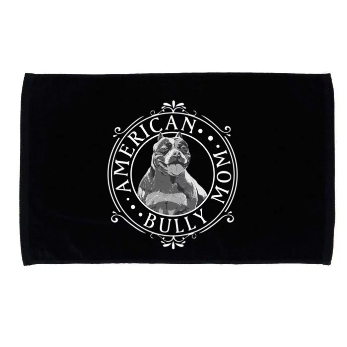 Best American Bully Mom Ever Vintage Great Gift Microfiber Hand Towel