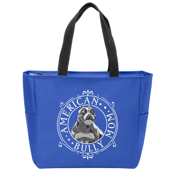 Best American Bully Mom Ever Vintage Great Gift Zip Tote Bag