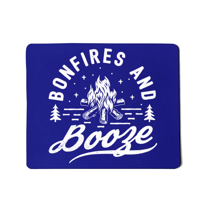 Bonfires And Booze Trendy Casual Cool Gift Mousepad