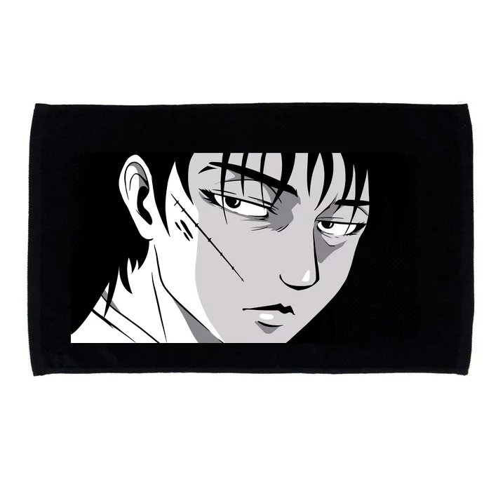 Badass Anime Boy Microfiber Hand Towel