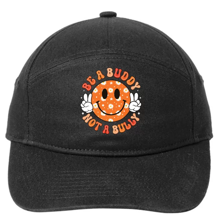 Be A Buddy Not A Bully Unity Day Orange Anti Bullying 7-Panel Snapback Hat