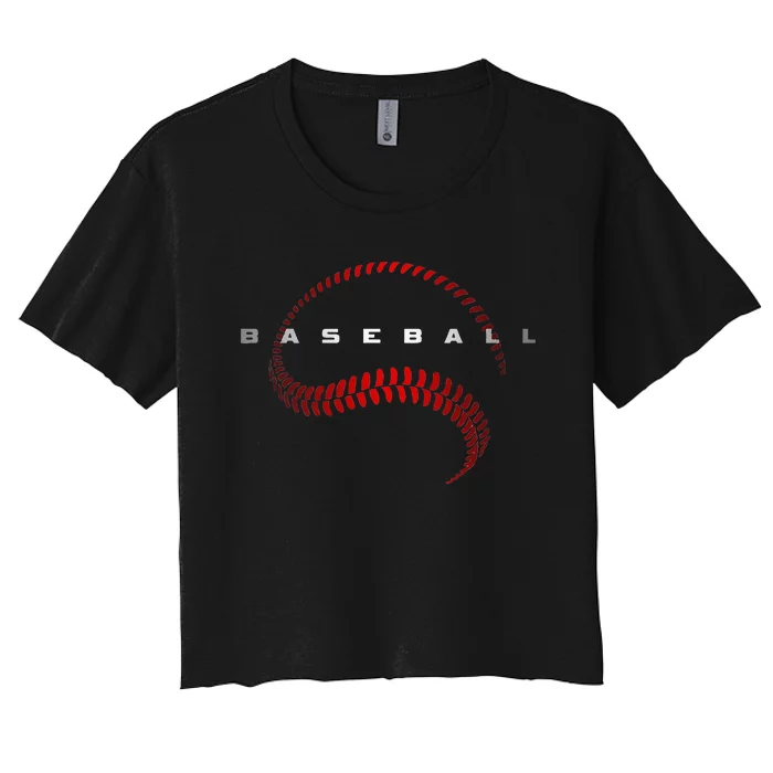 Baseball Apparel Baseball Women's Crop Top Tee