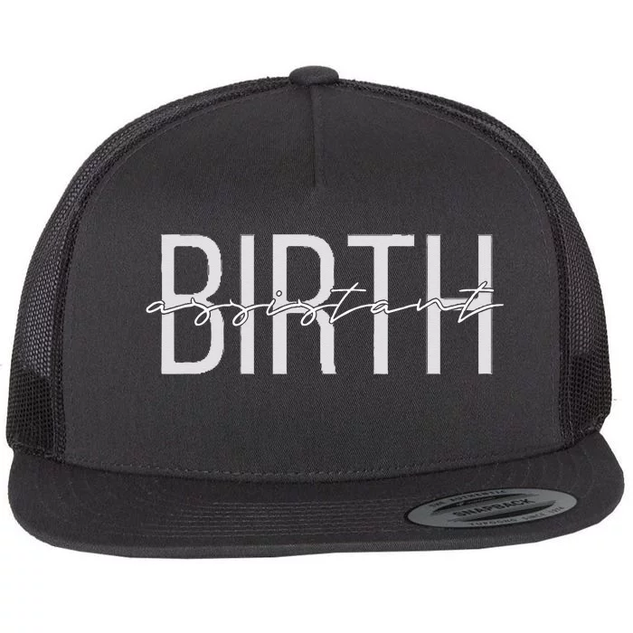 Birth Assistant Birth Doula Women Birth Worker Flat Bill Trucker Hat