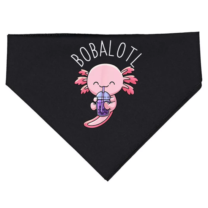 Bobalotl Axolotl Boba Tea Bubble Milk USA-Made Doggie Bandana