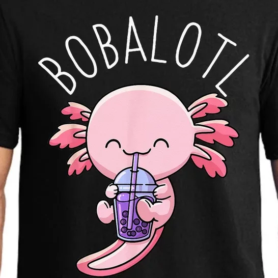 Bobalotl Axolotl Boba Tea Bubble Milk Pajama Set